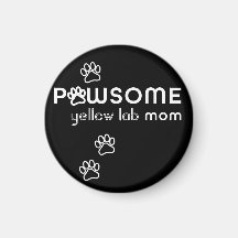 Magneta do carro-mãe personalizável para cães-paws