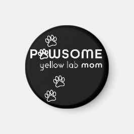 Imã Magneta do carro-mãe personalizável para cães-paws