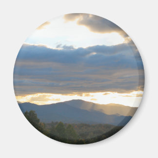 Imã Magneta do céu nublado da noite do outono das Mont