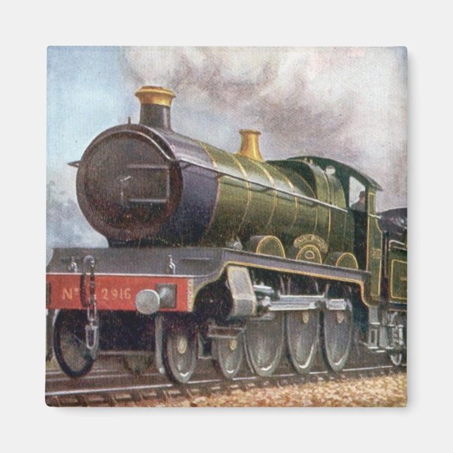 Imã Magneta do comboio - GWR n.o 2916 (Frente)