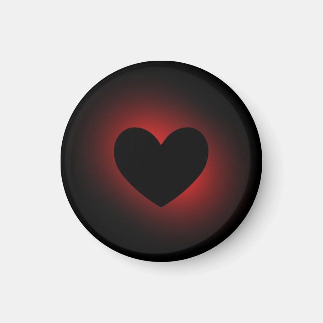 Imã Magneta do Coração de Ziggi (Frente)