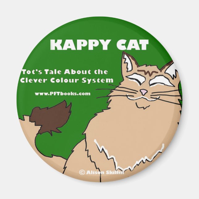 Imã Magneta do Dia Verde (Frente)