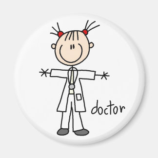 Imã Magneta do Doctor Stick Figure (VOZ FEMININA)