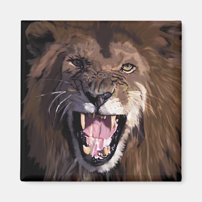 Imã Magneta do leão (Frente)