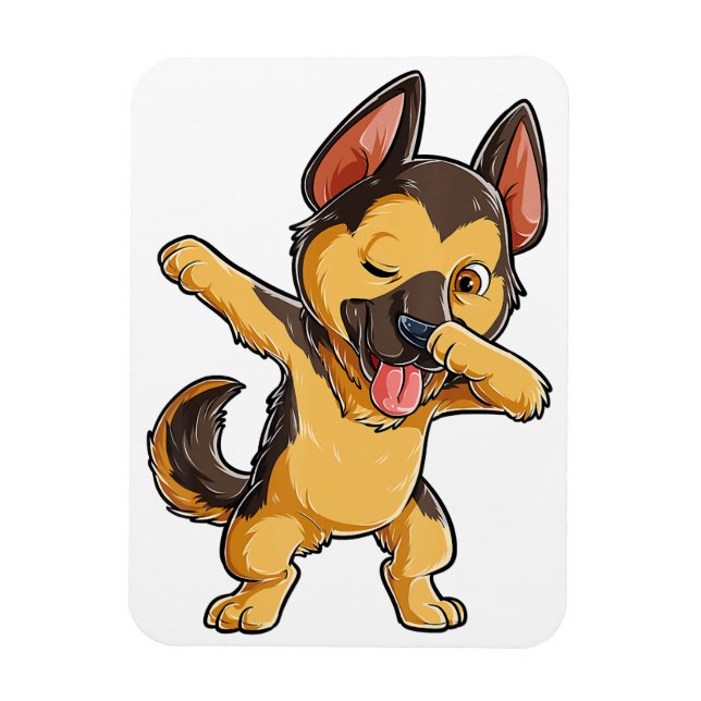 Ímã Magneta do refrigerador do german shepherd (Vertical)