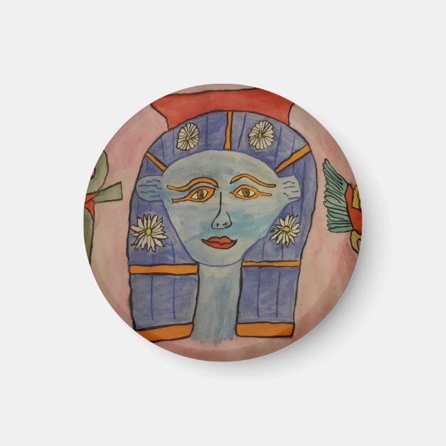 Imã Magneta Egípcia Antiga (Frente)