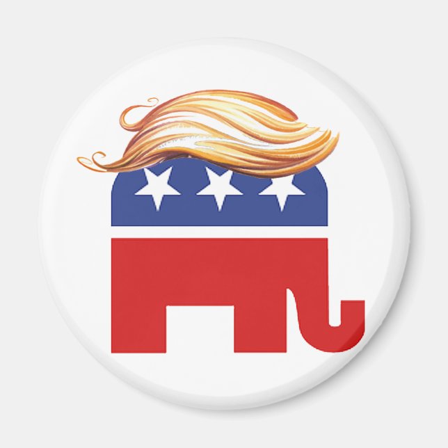 Imã Magneta Elefante Trump 2012 (Frente)