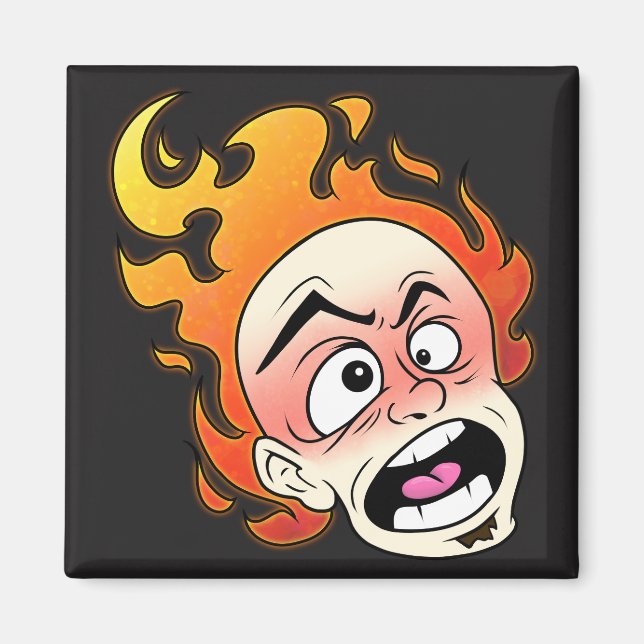 Imã Magneta Escovilical da Cabeça de Fogo (Frente)