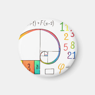 Imã Magneta Espiral Fibonacci