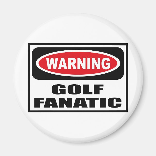 Imã Magneta FANÁTICA GOLF de Aviso (Frente)