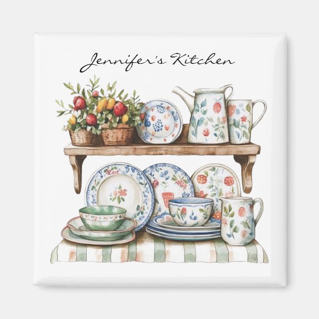 Imã Magneta Farmhouse Style Refrigerator (Frente)