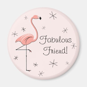 Imã Magneta Flamingo Pink Fabuloso Amigo