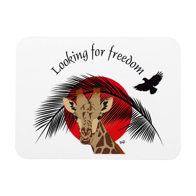 Ímã Magneta Flexi Premium da Liberdade (Horizontal)