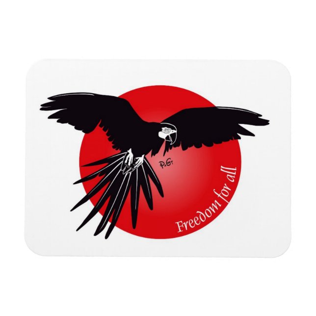 Ímã Magneta Flexi Premium da Liberdade (Horizontal)