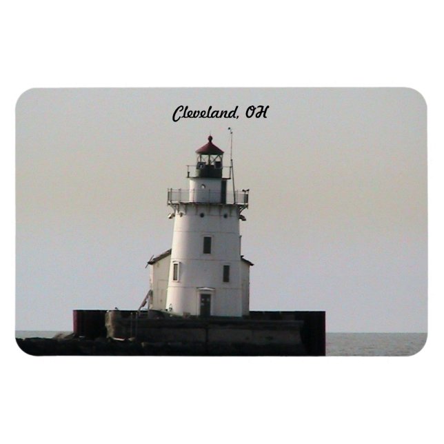 Ímã Magneta Flexi Premium de Farol Cleveland OH (Horizontal)
