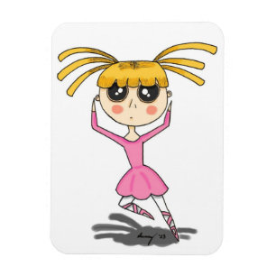 Ímã Magneta flexível Ballerina