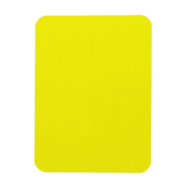 Ímã Magneta flexível com fundo amarelo brilhante (Vertical)