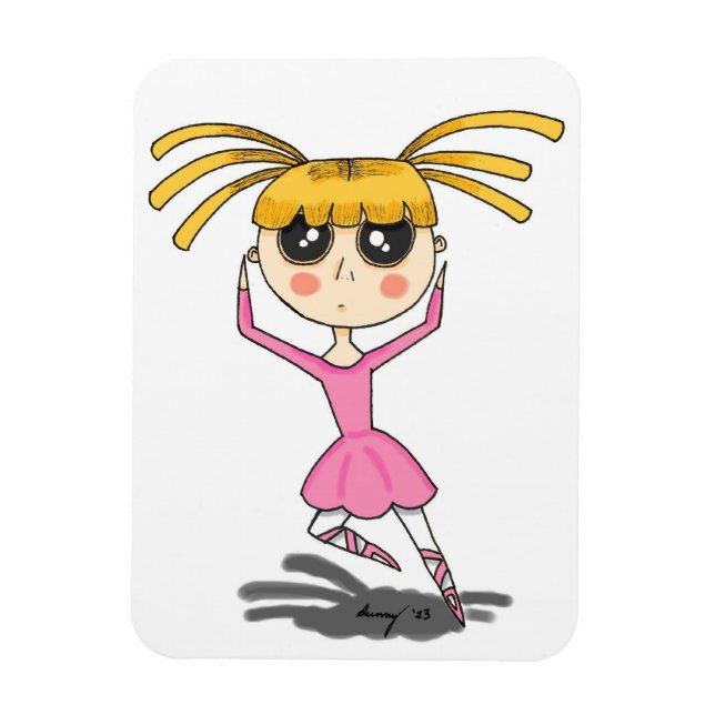 Ímã Magneta flexível da Ballerina (Vertical)