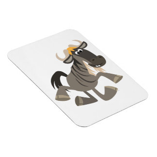 Ímã Magneta flexível de dança de cartoons Wildebeest