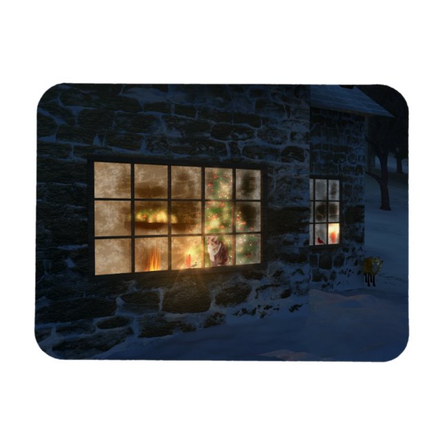 Ímã Magneta flexível de Natal Cwm (Horizontal)