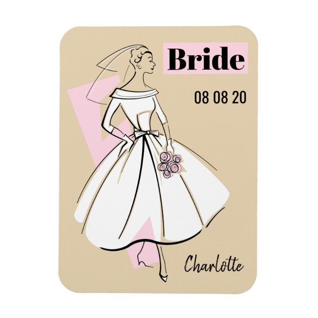 Ímã Magneta flexível de Noiva Neutral Bride (Vertical)