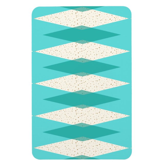 Ímã Magneta flexível do árgyle moderno do meio século (Vertical)