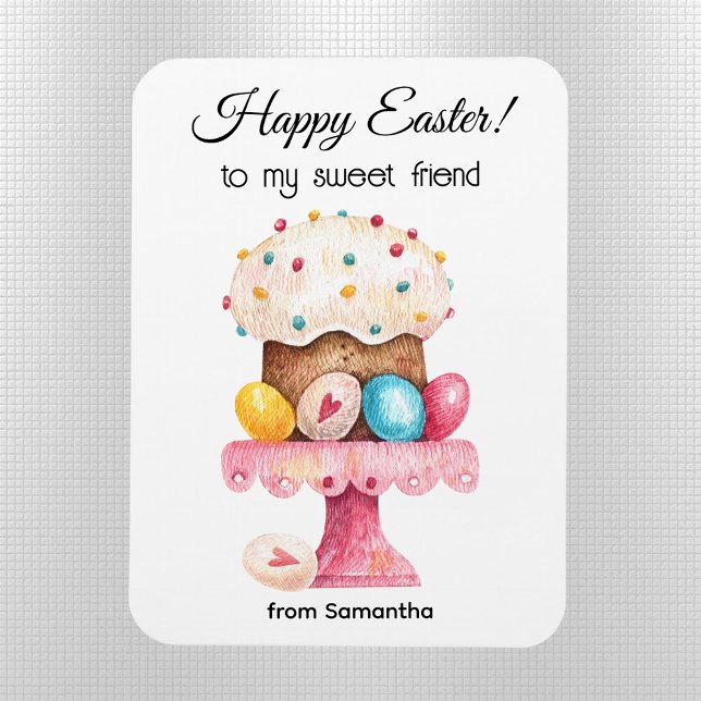 Ímã Magneta flexível do Felz pascoa do amigo da água (Criador carregado)