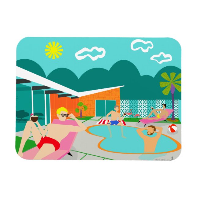 Ímã Magneta flexível do Gay Party (Horizontal)