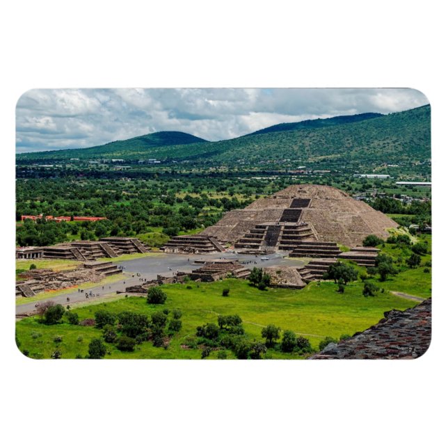Ímã Magneta flexível do Teotihuacan (Horizontal)