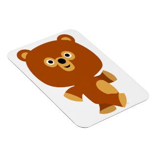Ímã Magneta flexível do Urso de Cartoon Essertivo e Bo