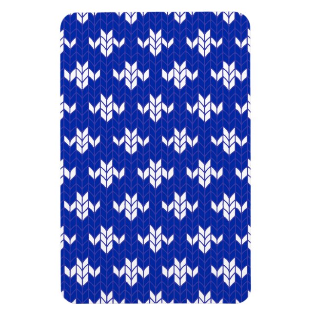 Ímã Magneta flexível KNIT 4 x 6 BLUE SCANDIA (Vertical)