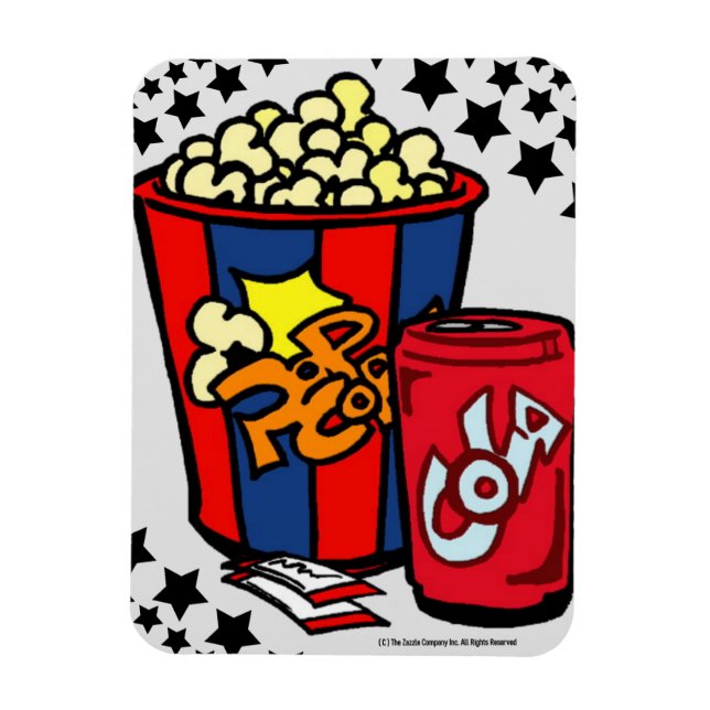 Ímã Magneta flexível "Movie-Time Goodies" (Vertical)