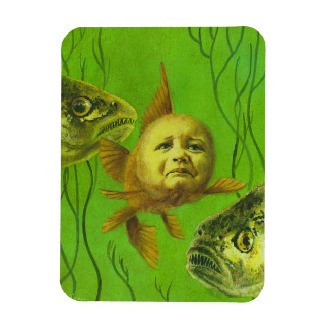 Ímã Magneta flexível mutável Baby Goldfish (Vertical)