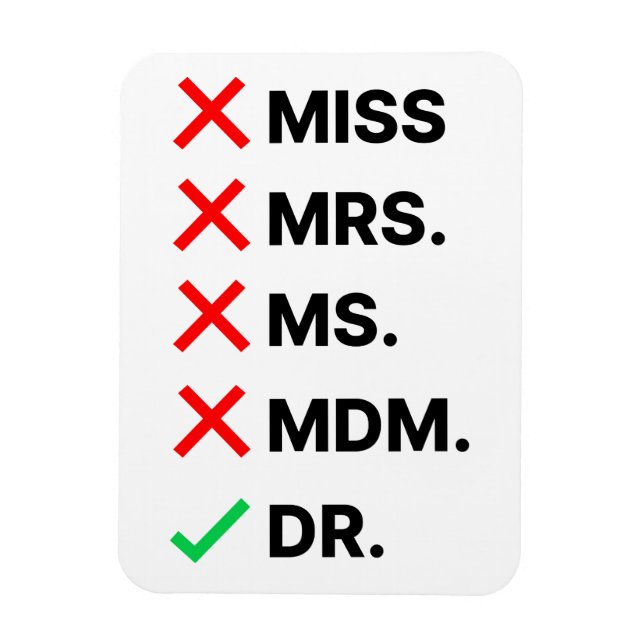 Ímã Magneta flexível para graduação PhD (Vertical)