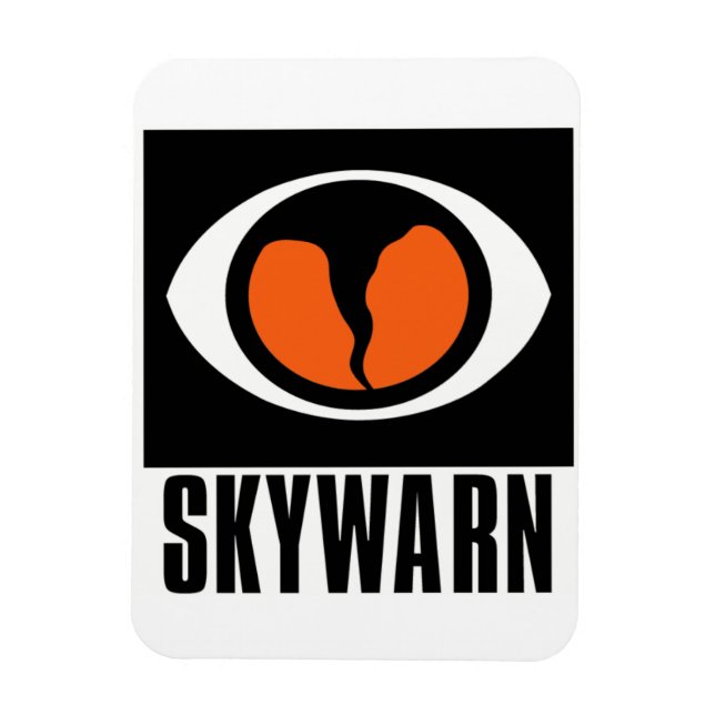 Ímã Magneta flexível SKYWARN (Vertical)