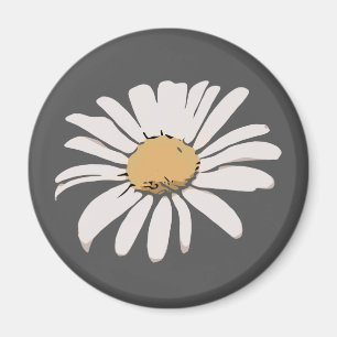 Imã Magneta Floral da Cinza