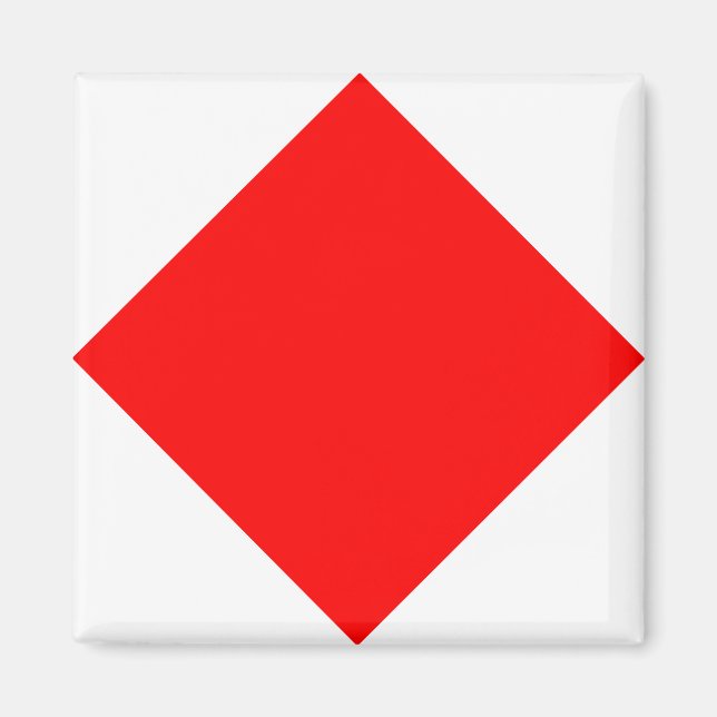 Imã Magneta Foxtrot de Sinalizador Náutico "F" (Frente)