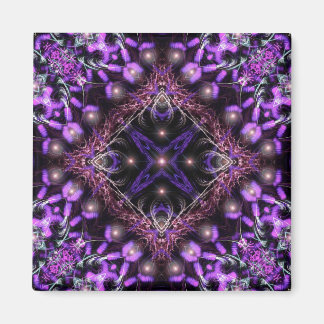 Imã Magneta Fractal Roxa