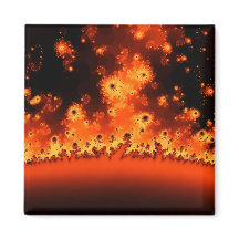 Magneta Fractal Solar Flare