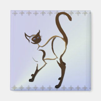Imã Magneta Gato dos Siameses Ortoados