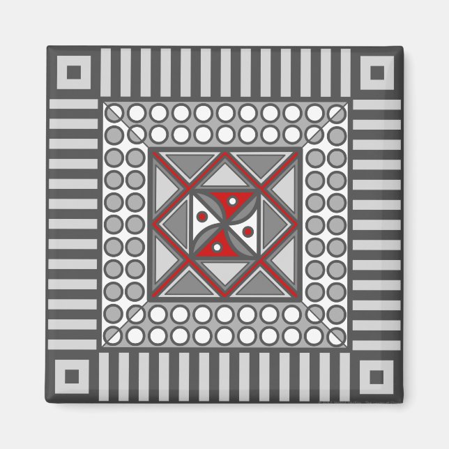 Imã Magneta Geométrica Alternativa (Frente)