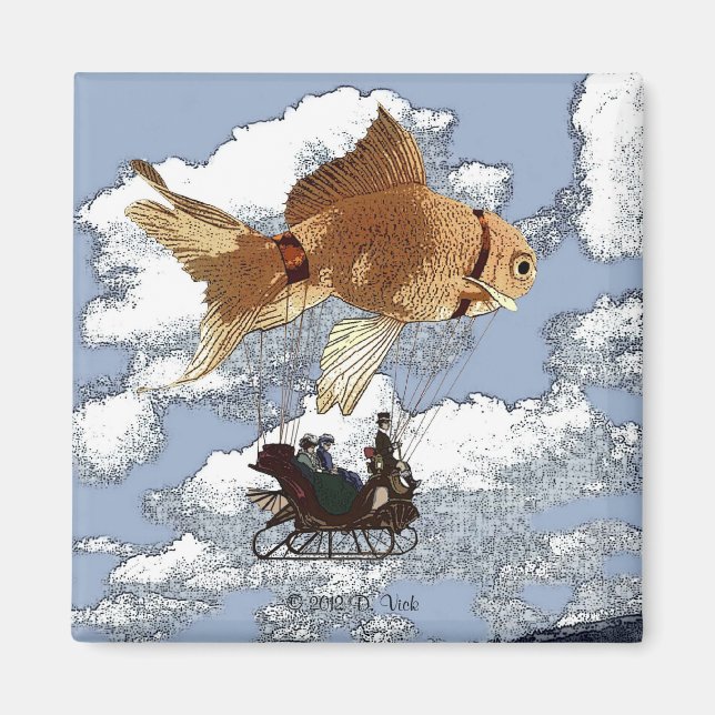 Imã Magneta Goldfish (Frente)