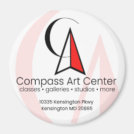 Imã Magneta grande, círculo de 3 polegadas