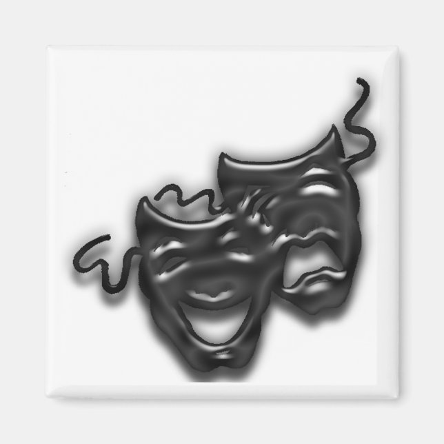 Imã Magneta grande preta (Frente)