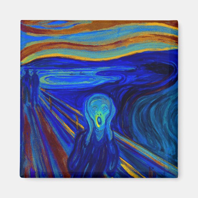 Imã Magneta Gritar azul (Frente)