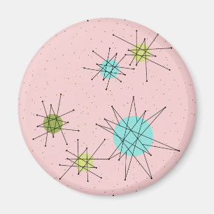 Imã Magneta Icônica de Impulsos Atômicos Rosa