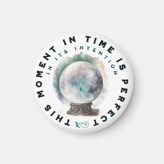 Imã Magneta Inspiracional "Intenção perfeita" (Frente)