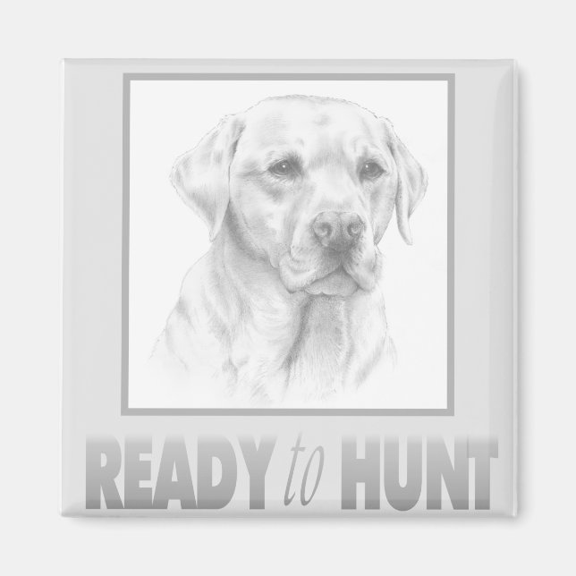 Imã magneta labrador (Frente)