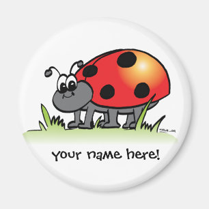 Imã Magneta Ladybug Personalizada