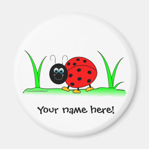 Imã Magneta Ladybug Personalizada